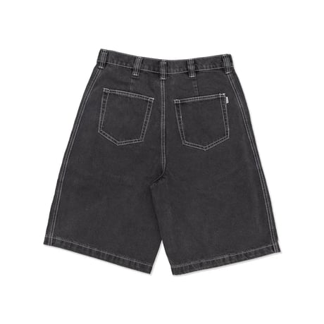 Hoddle Denim Bermuda Shorts - Washed Black