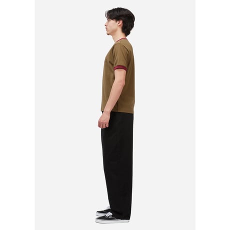 Dime Arch Ringer T-Shirt - Brown