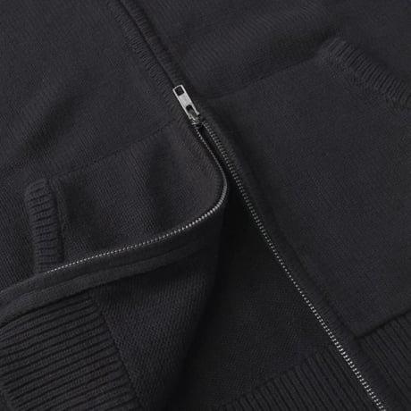 RAWDRIP Original Double Zip Cotton Knit Hoodie - Grey