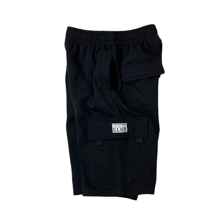 PRO CLUB Heavyweight Fleece Cargo Shorts - Black