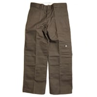 Dickies Loose Fit Double Knee Work Pants - Dark Brown