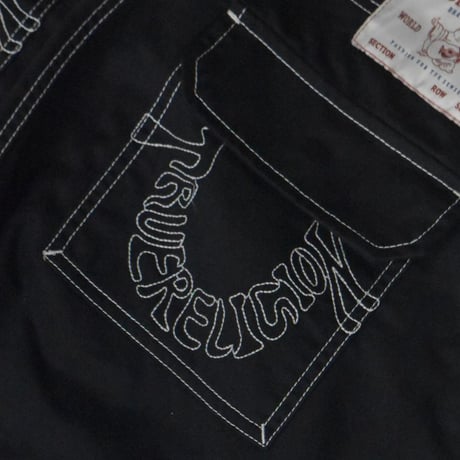 True Religion Cargo SN Pants EMB HS Outline - Jet Black