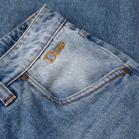Dime Classic Baggy Denim Pants - Sandblasted indigo