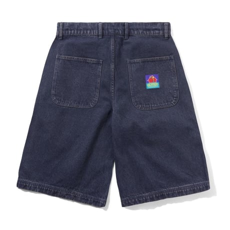 BUTTER GOODS Work Shorts - Distressed Tinted Indigo
