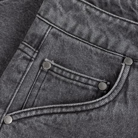 Dime Classic Denim Shorts - Faded black