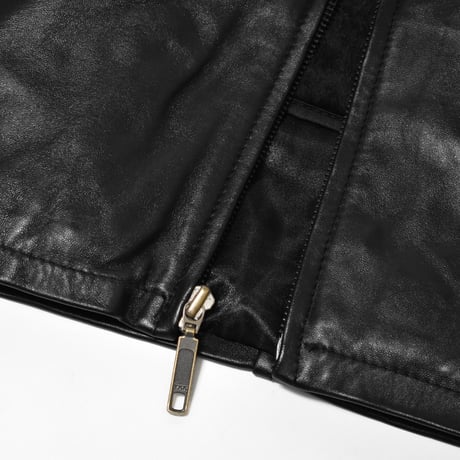 Deadstock Leather Jacket - Black