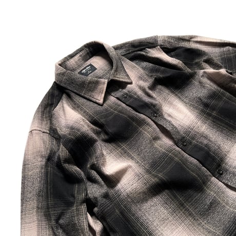 Shaka Wear Plaid Flannel Overshirts - Shadow Black