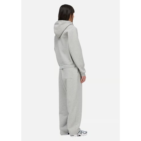 Dime Classic Small Logo Zip Hoodie - Heater Gray