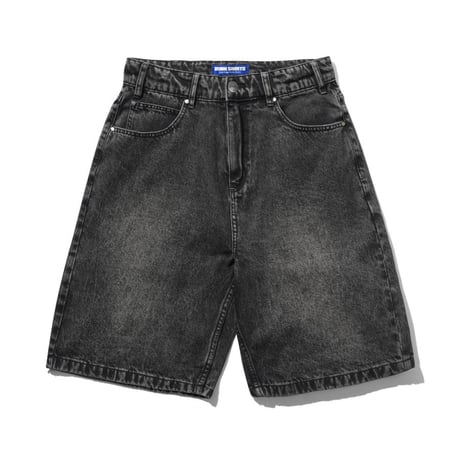Butter Goods Drummer Baggy Denim Shorts - Black
