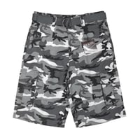 LA Gate Long Length Cargo Shorts - City Camo