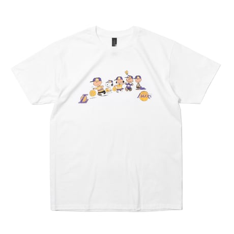 Snoopy LA Lakers S/S T-Shirts - White