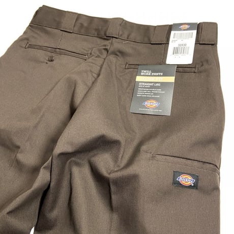 Dickies Loose Fit Double Knee Work Pants - Dark Brown