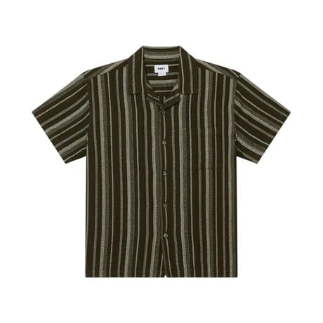 OBEY HUGH SS SHIRT - DARK SAGE MULTI