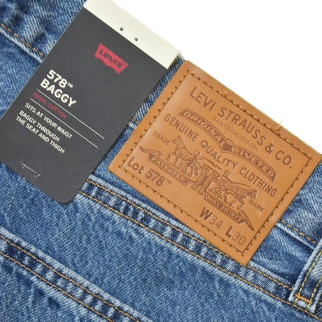 Levi's 578-0021 Baggy Jeans - Medium Indigo