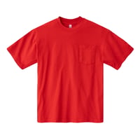Los Angeles Apparel 6.5oz S/S Garment Dye Pocket Tee - Tomato