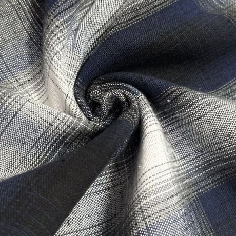 FB County S/S Checker Flannel Shirts - RoyalｘGreyｘWhite