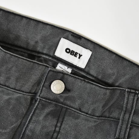 OBEY Commons Wrinkle Wash Jeans - Black