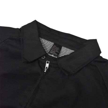 Beimar Cotton Houndstooth Drizzler Jacket - Black