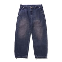 BUTTER GOODS Work Pants - Distressed Tinted Indigo
