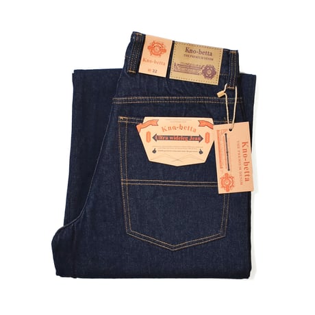 Kno-betta Ultra Wide Leg Jean - Raw Blue