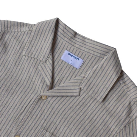 Old Navy S/S Stripe Shirts - Khaki