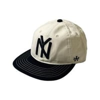 American Needle Line Out New York Black Yankees - Ivory/Black