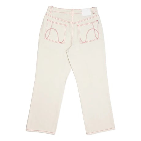 Hoddle Routine Straight Cut Jean - White