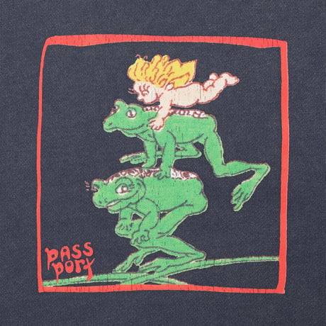 Pass~Port & May Gibbs Leap Frog Sweater - Acid Navy
