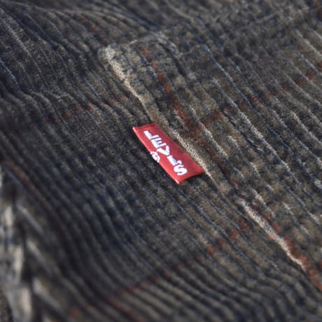 Levi's 578-0033 Baggy Plaid Corduroy Pants - Brown