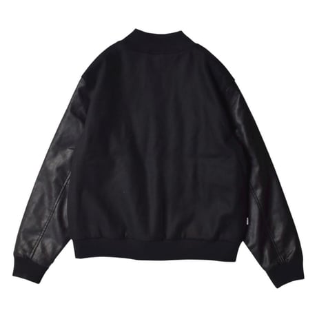 PROCLUB Heavy Weight Varsity Jacket - Black