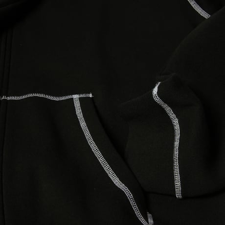 HUF Stretch Full Zip Hoodie - Black