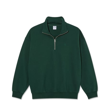 Polar Skate Co. Frankie Half Zip Sweater - Dark Emerald