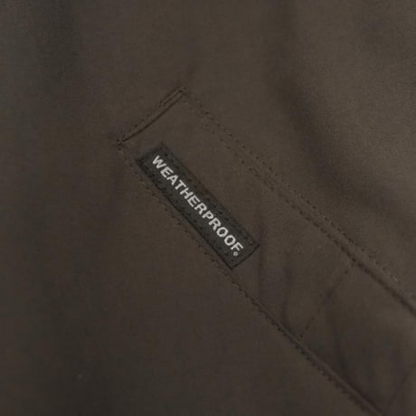 Weatherproof Microfiber Golf Jacket - Brown