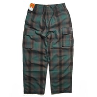 FB County Checker Cargo Pants - Black/Green