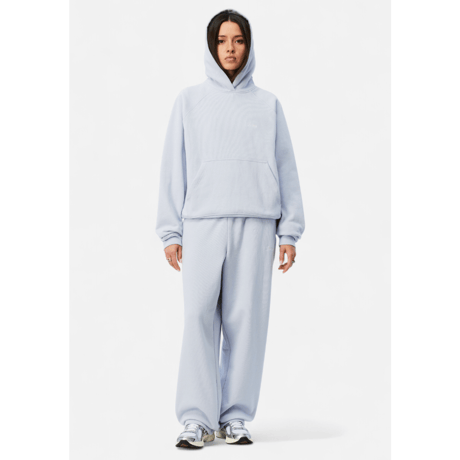 Dime Cursive Small Logo Hoodie - Gray Lavender