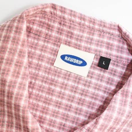 RAWDRIP S/S Full Zip Dobby Shirts - Pink
