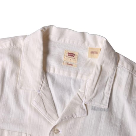 Levis Classic Camp Shirts - Egret Dobby 0188