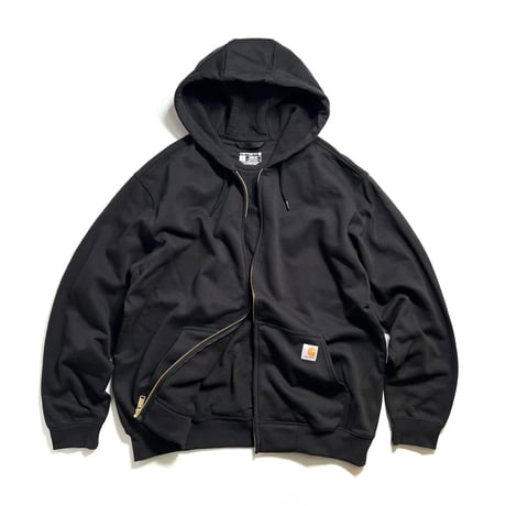 US Carhartt Loose Fit Midweight Full-Zip Sweatshirts - Black