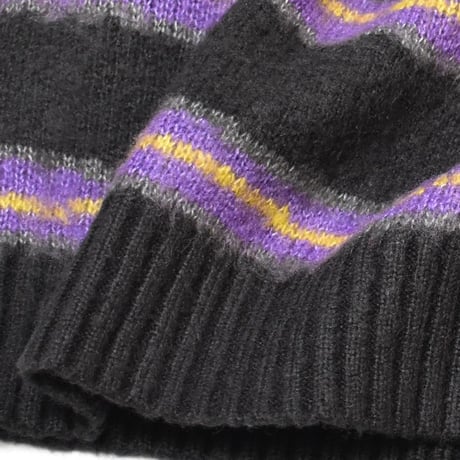 Cotton On Box Fit Fuzzy Crewneck Sweater - Black