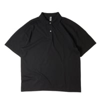 Los Angeles Apparel 6.5oz S/S Polo T-Shirts - Black [18412GD]