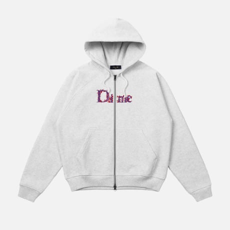 Dime Classic Veins Zip Hoodie - Ash