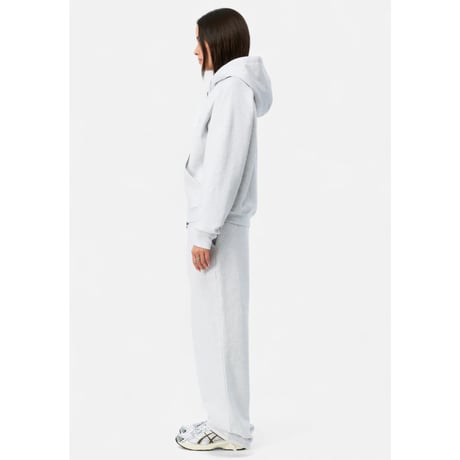 Dime Cursive Small Logo Zip Hoodie - Ash