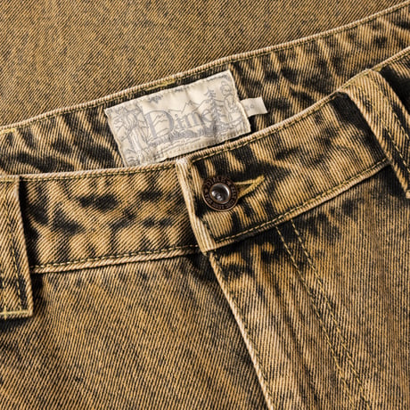 Dime Classic Baggy Denim Pants - Overdyed gold