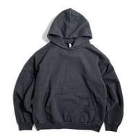 Los Angeles Apparel 14oz Garment dyed Heavy Fleece Hoodie - Off Black