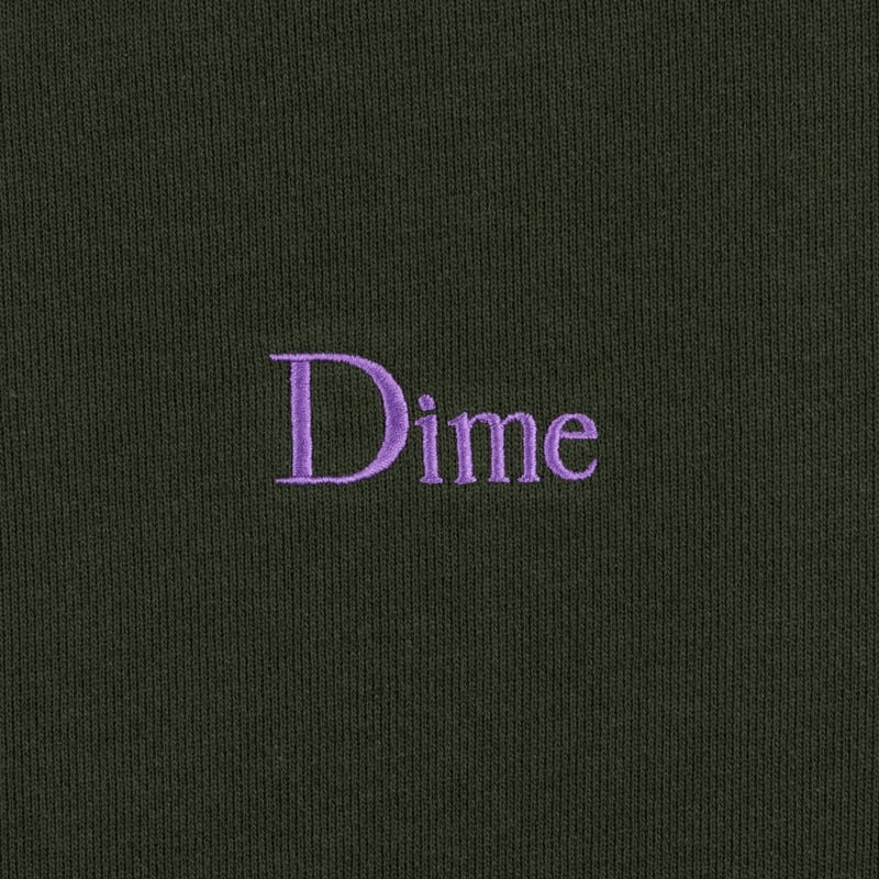 Dime Classic Small Logo Hoodie - Forest Green |...