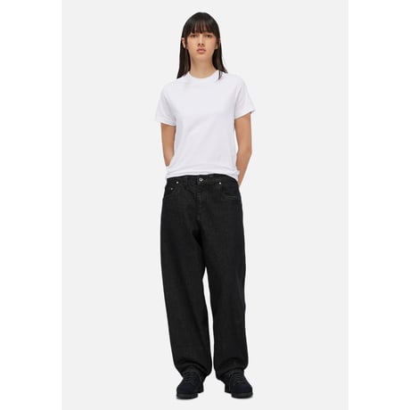 Dime Baggy Denim Pants - Black Washed