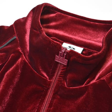 PRO CLUB Comfort Velour Track Jacket - Burgundy