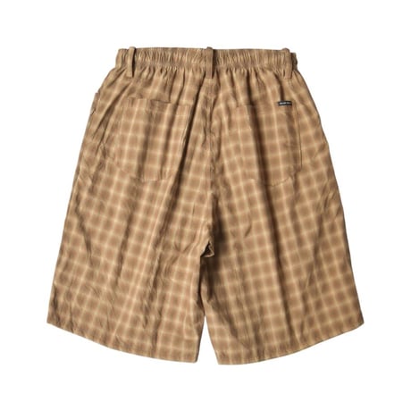 BAGGY SPORTS BA-005 Check Shorts - Yellow