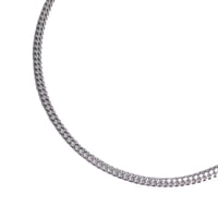 925 Sterling Silver 1.5mm Curb Link Chain Necklace