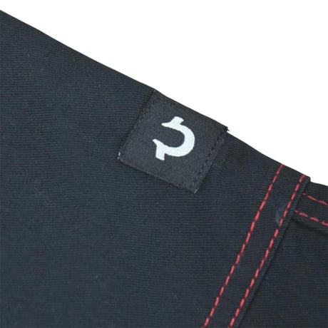 True Religion Cargo Shorts - Jet BlackｘRed